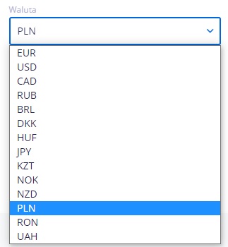 Waluty Vulkan Vegas obrazek